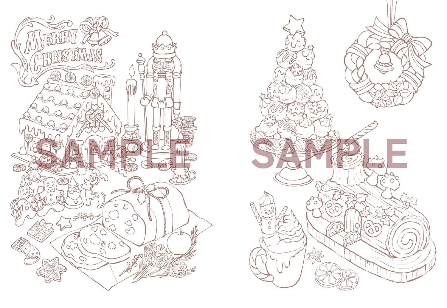 Tea Time in Wonderland - Japanese Coloring Book